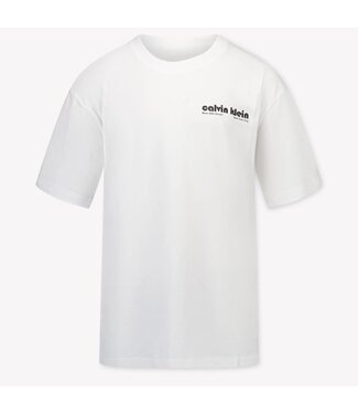 Calvin Klein GEO T-SHIRT CK BACKPRINT REL BRIGHT WHITE