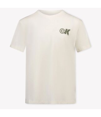 Calvin Klein SEASONAL T-SHIRT CK REGULAR WHITECAP GRAY