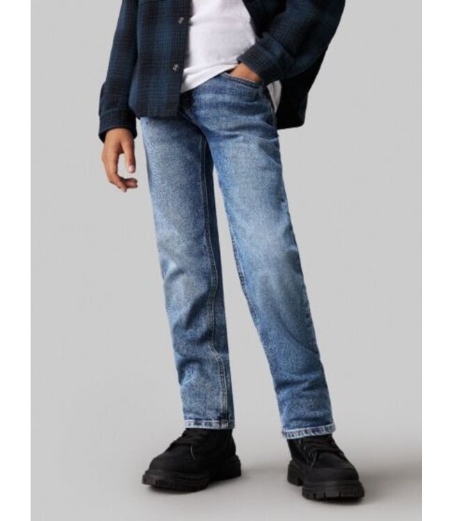 Calvin Klein REG STRAIGHT JEANS WASH BUE HERO