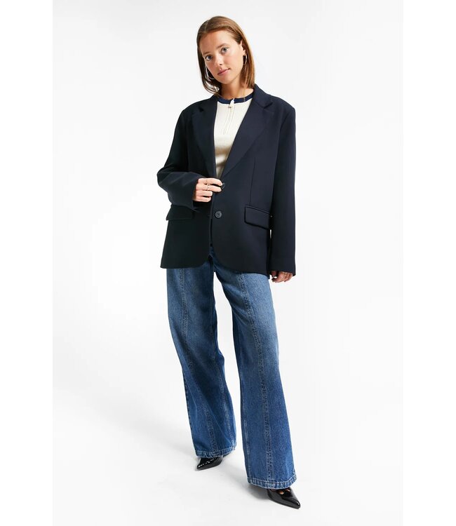 INDEE WIDE LEG HIGH WAISTED JEANS TROUSERS DENIM