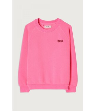 American Vintage SWEATER ROSE FLUO