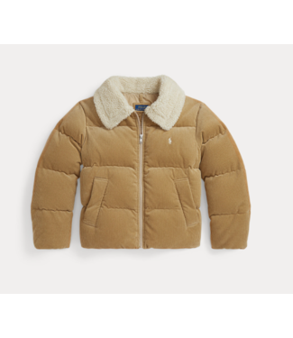 Ralph Lauren MEISJES PUFFER JACK VINTAGE KHAKI