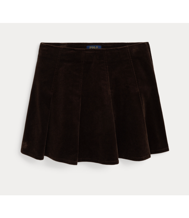 Ralph Lauren PLEAT SKIRT CIRCUIT BROWN