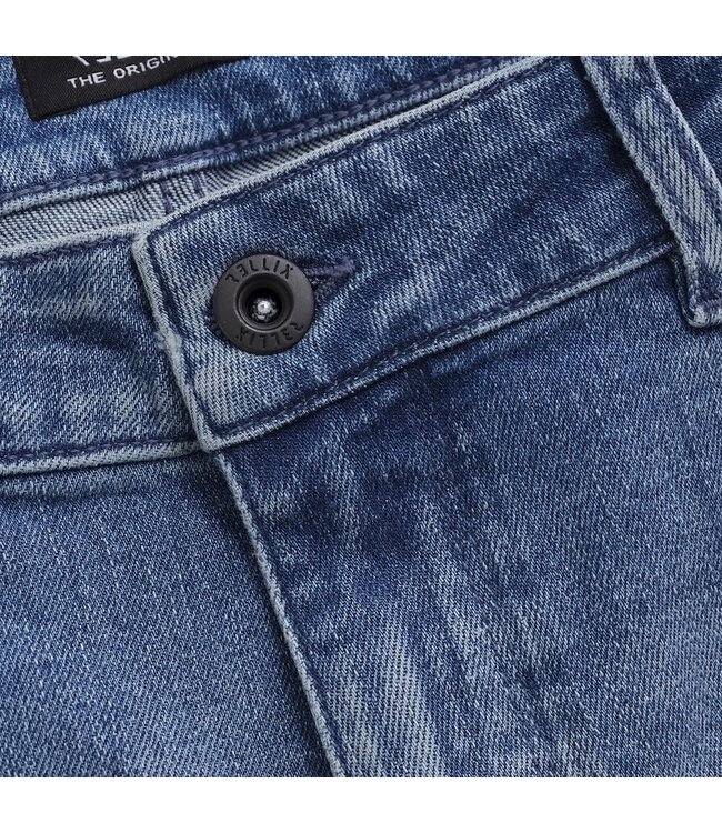 Rellix 2816 Loose Wide Fit Jeans Medium Denim