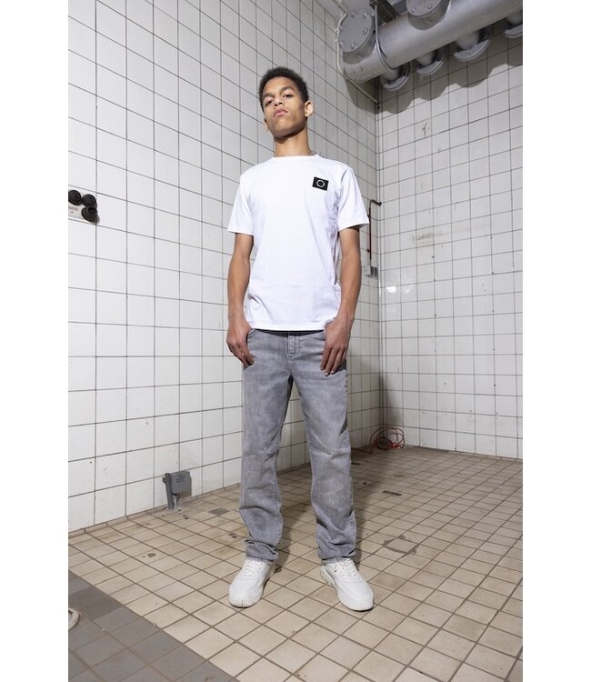 Rellix 2615 Straight Wide Fit Jeans Used Grey Denim