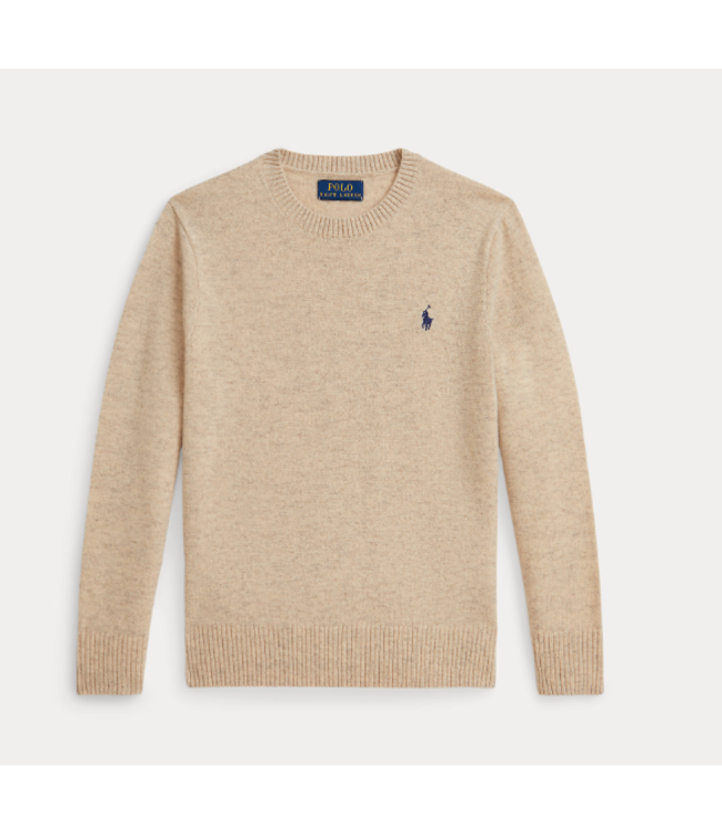 Ralph Lauren CN TONAL PULLOVER OATMEAL HTHR/C7985