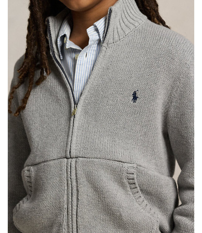 Ralph Lauren CABLE VEST ANDOVER HEATHER/C7932