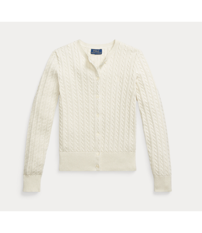 Ralph Lauren MINICABLE MEISJES VEST CLUBHOUSE CREAM