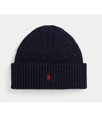 Ralph Lauren CABLE HAT RL NAVY/C3807