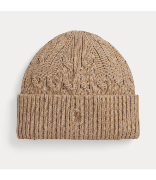 Ralph Lauren CABLE HAT CAMEL HTHR/C8520