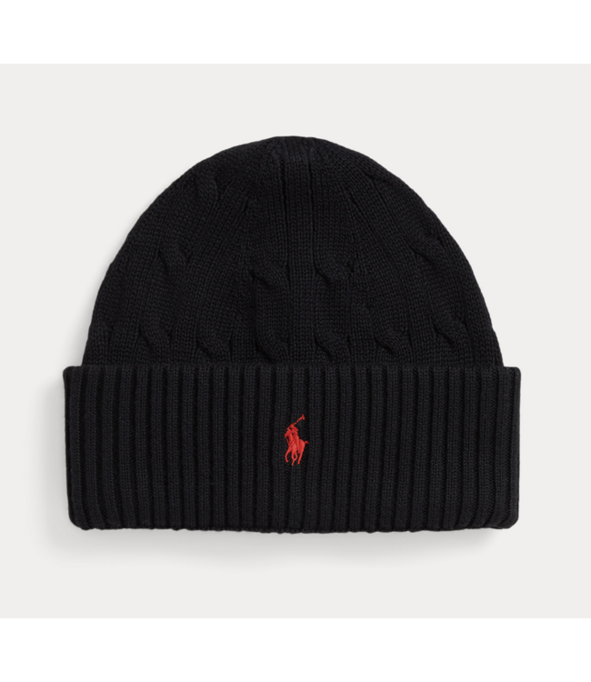 Ralph Lauren CABLE HAT POLO BLACK/C3807