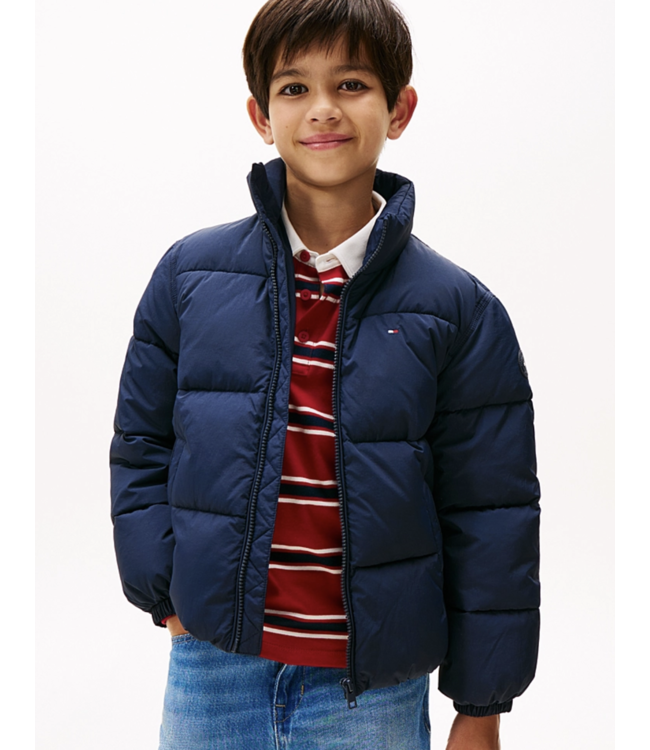 Tommy Hilfiger FLAG PUFFER JACKET Dark Night Navy