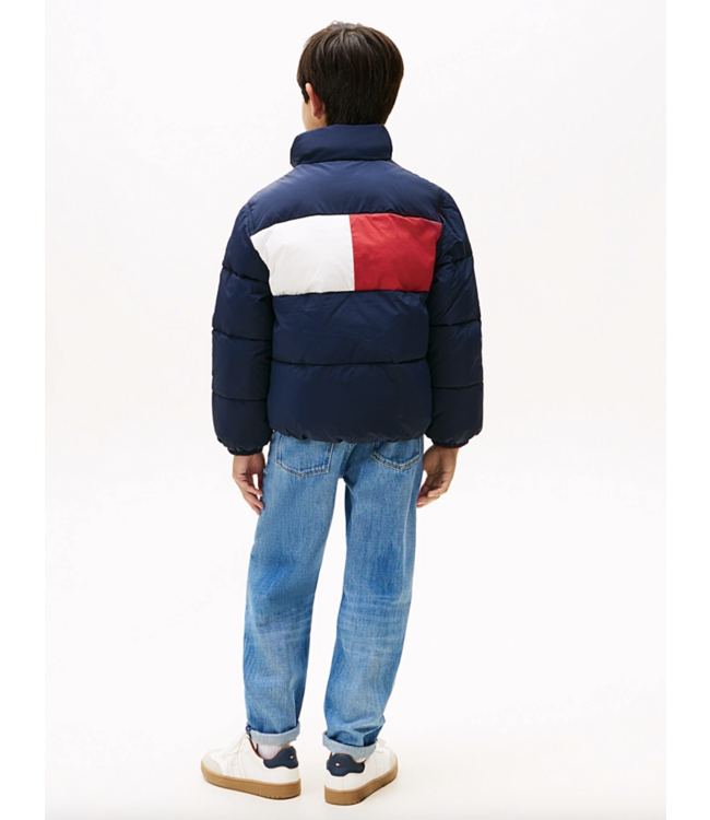 Tommy Hilfiger FLAG PUFFER JACKET Dark Night Navy