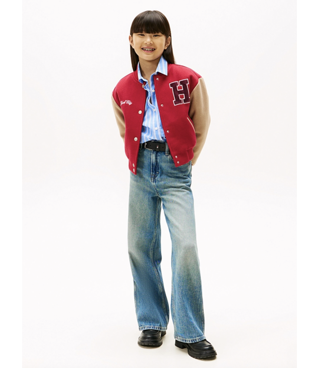 Tommy Hilfiger LETTERMAN VARSITY JACKET Ruby Rhubarb
