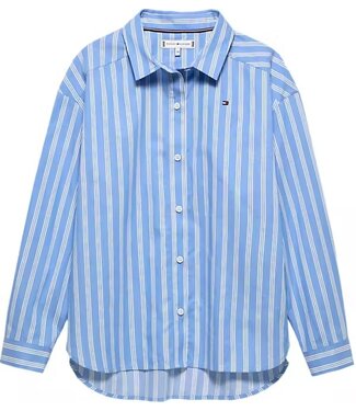 Tommy Hilfiger STRIPE SHIRT L/S Light Powdery Blue Stripes