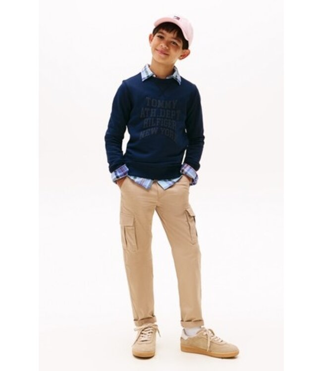 Tommy Hilfiger ATHLETIC VARSITY SWEATER Dark Night Navy