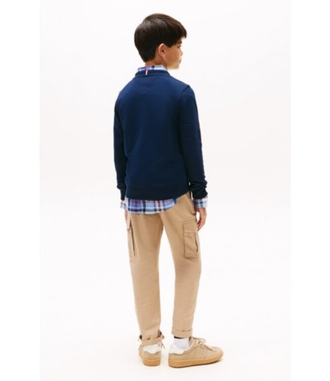 Tommy Hilfiger ATHLETIC VARSITY SWEATER Dark Night Navy