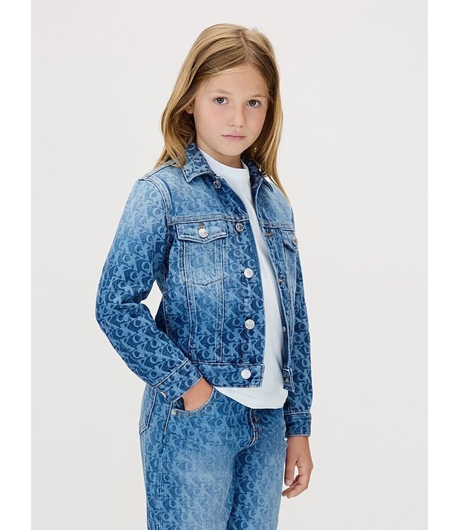 Calvin Klein LASER BILLBOARD AOP JACKET Light Blue Visual