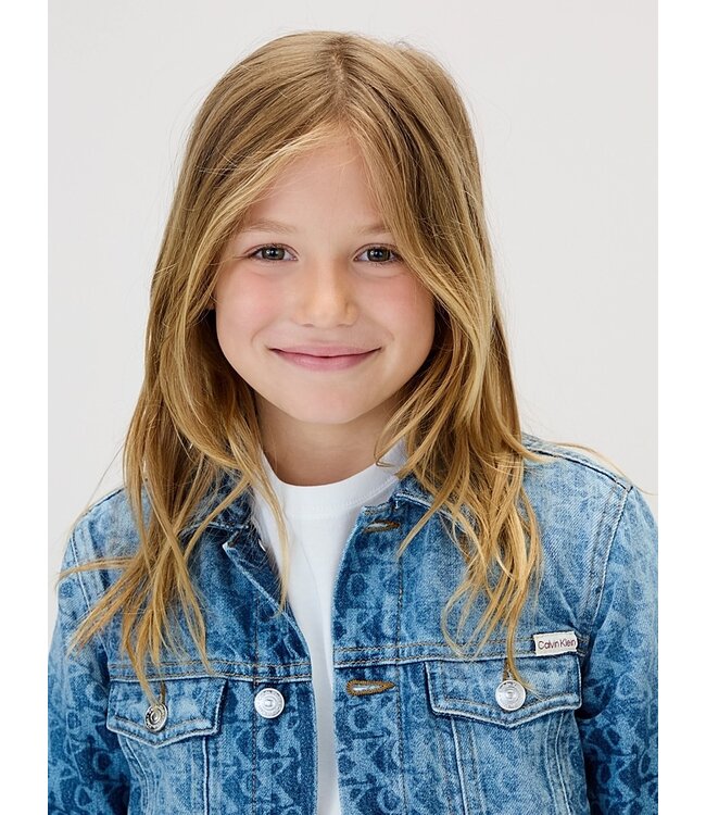 Calvin Klein LASER BILLBOARD AOP JACKET Light Blue Visual