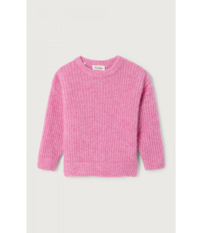 American Vintage PULL KNIT ROSE BUBBLE CHINE