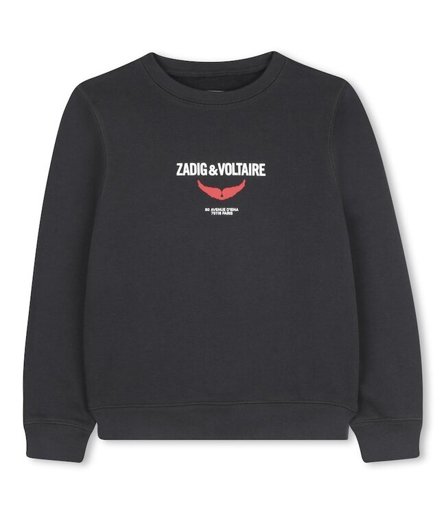 Zadig & Voltaire O-neck sweater grijs