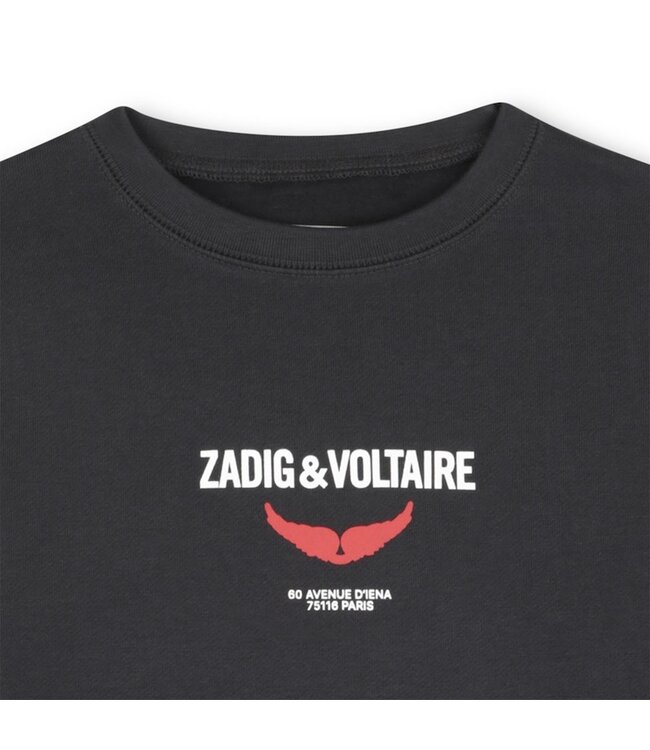 Zadig & Voltaire O-neck sweater grijs