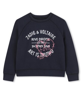Zadig & Voltaire Crew neck sweater blauw