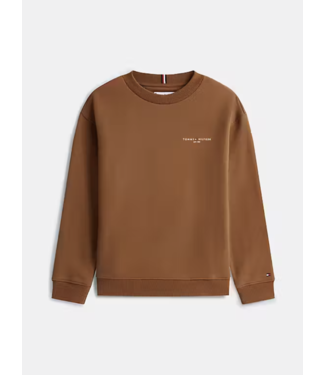 Tommy Hilfiger MINI CORP C-NECK SWEATER Pecan Nut