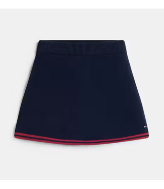 Tommy Hilfiger VARSITY KNITTED SKIRT Dark Night Navy