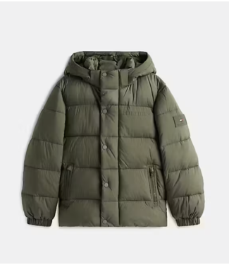 Tommy Hilfiger MATT AND SHINE JACKET Pewter Green