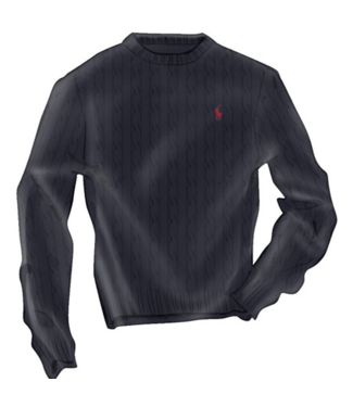 Ralph Lauren CABLE SWEATER RL NAVY/RL2000RED