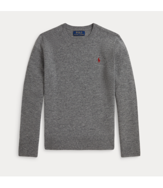 Ralph Lauren CN TONAL PULLOVER GREY HTHR/C3968