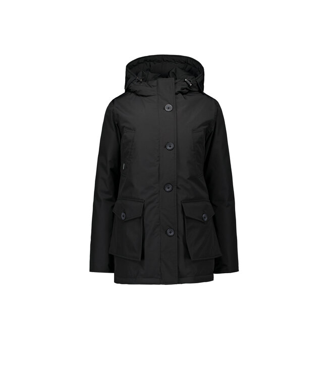 Airforce Girls 4 POCKET PARKA V2 True black