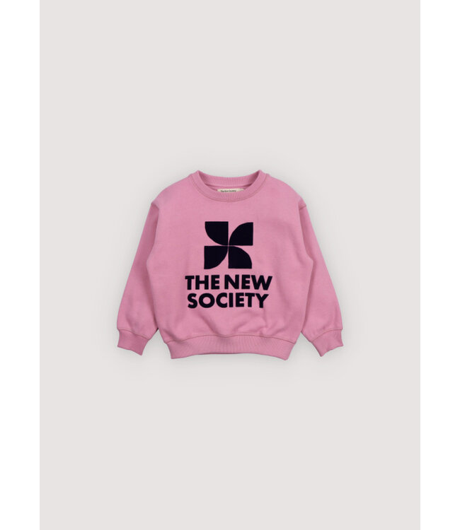 The New Society TNS Logo Sweatshirt Dream Blush