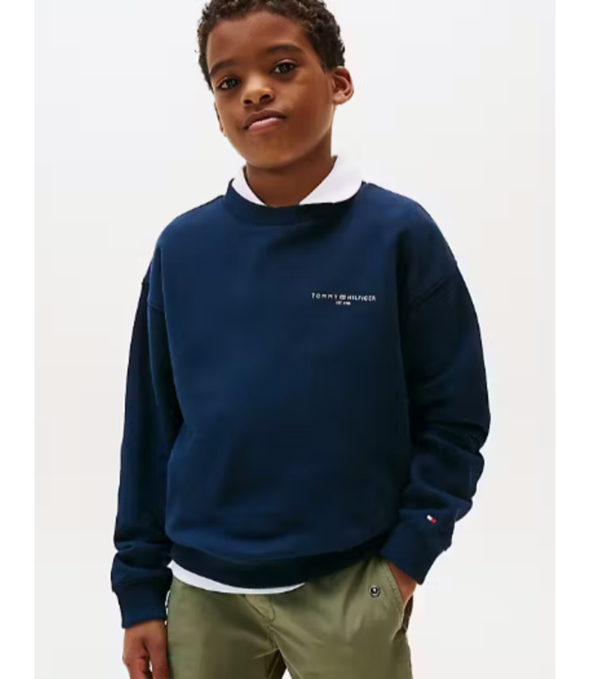 Tommy Hilfiger MINI CORP C-NECK SWEATER Dark Night Navy