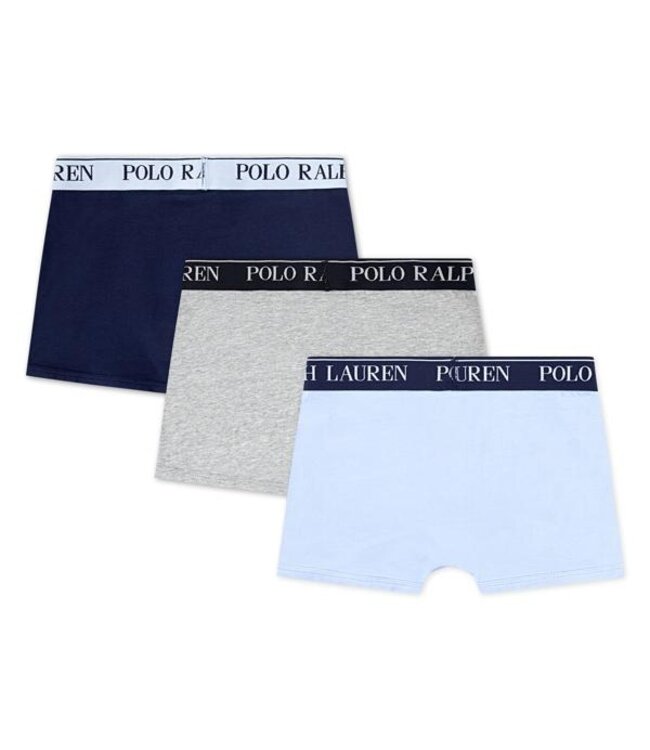 Ralph Lauren 3PK BOXER BLAUW/GRIJS