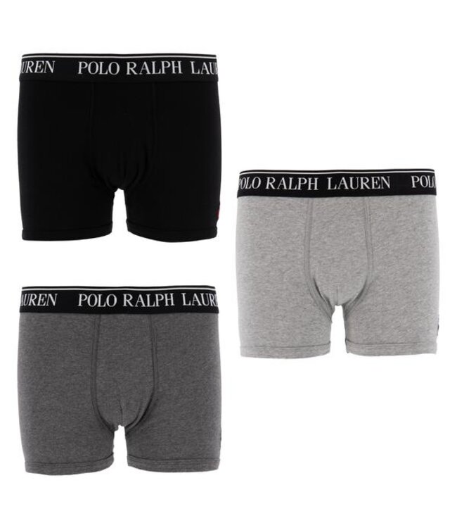Ralph Lauren 3PK BOXER ZWART/GRIJS
