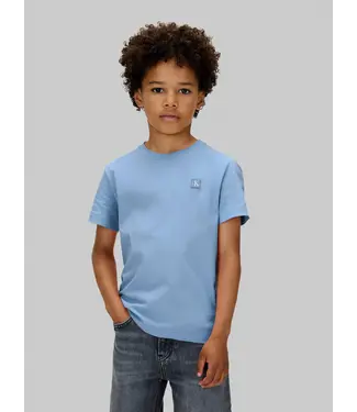 Calvin Klein MONO MINI BADGE REGULAR TEE Faded Denim