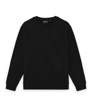 Lyle & Scott Heavy Weight Drop Shoulder CN sweater Z865 Jet Black