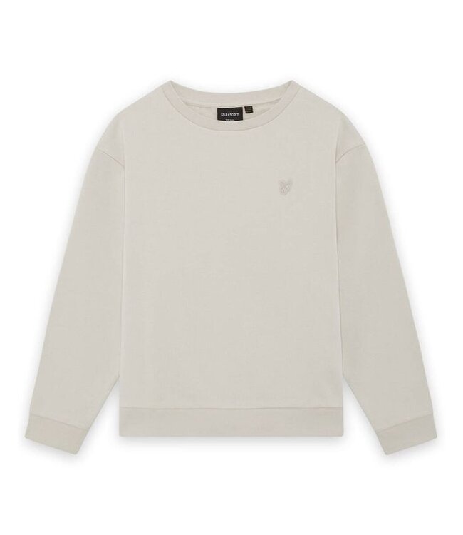 Lyle & Scott Heavy Weight Drop Shoulder CN sweater W503 Putty