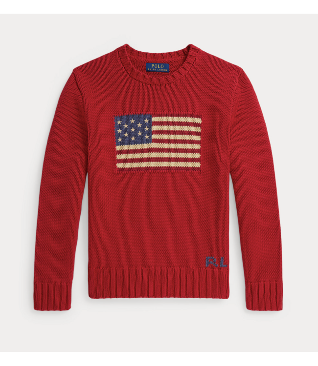 Ralph Lauren FLAG CN SWEATER RL2000 RED