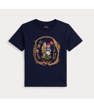 Ralph Lauren T-SHIRT CR25 BEAR NEWPORT NAVY