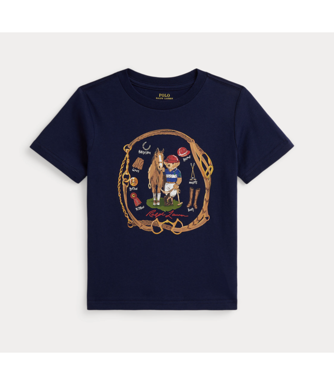 Ralph Lauren T-SHIRT CR25 BEAR NEWPORT NAVY