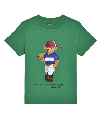 Ralph Lauren T-SHIRT CR25 BEAR CRUISE GREEN