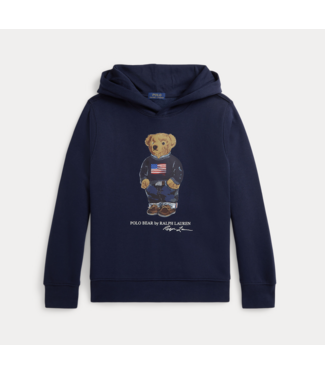 Ralph Lauren HOODED SWEATER CRUISE NAVY CORE BEAR