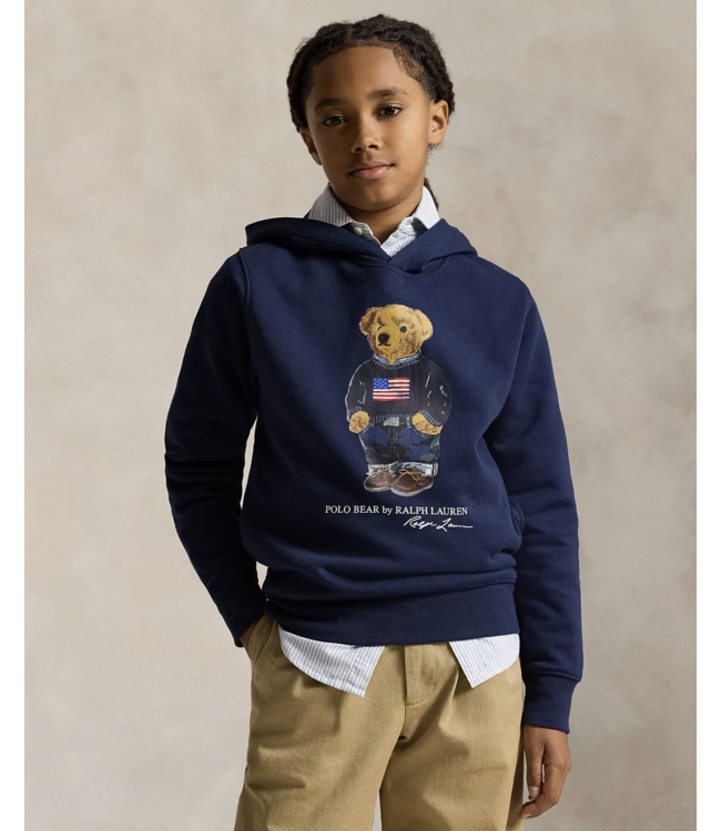 Ralph Lauren HOODED SWEATER CRUISE NAVY CORE BEAR
