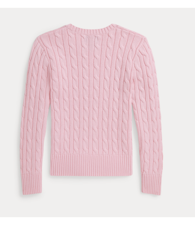 Ralph Lauren CABLE SWEATER L/S HINT OF PINK W/NEVIS