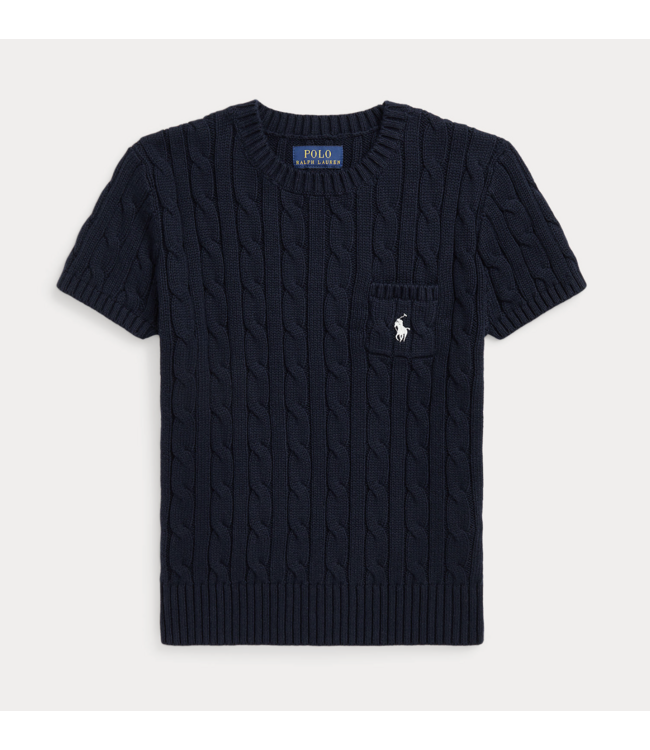 Ralph Lauren CABLE SWEATER S/S RL NAVY W/NEVIS