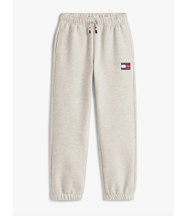 Tommy Hilfiger HERITAGE FLAG SWEATPANTS LIGHT GREY HEATHER