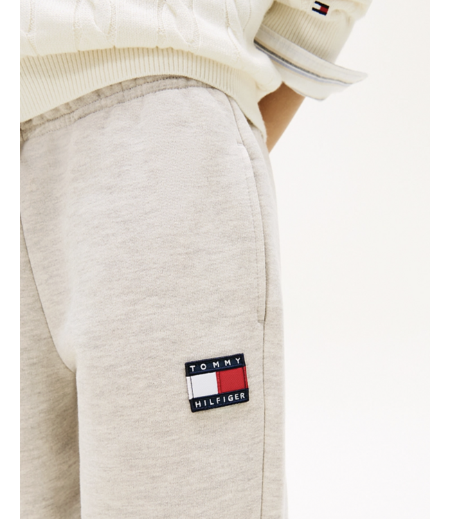 Tommy Hilfiger HERITAGE FLAG SWEATPANTS LIGHT GREY HEATHER